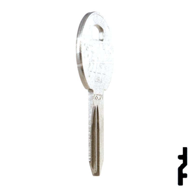 Uncut Key Blank | TriMark | 1622, TM14 RV-Motorhome Key Ilco