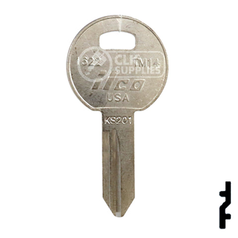 Uncut Key Blank | TriMark | 1622, TM14