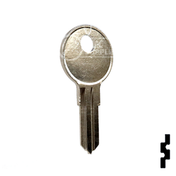 Uncut Key Blank | TriMark |1623, TM15 RV-Motorhome Key Ilco