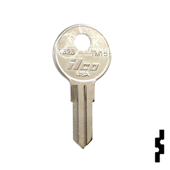 Uncut Key Blank | TriMark |1623, TM15 RV-Motorhome Key Ilco