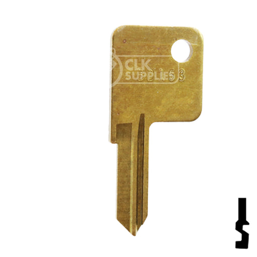 Uncut Key Blank | Trimark | BD163 RV-Motorhome Key Framon Manufacturing Company, Inc