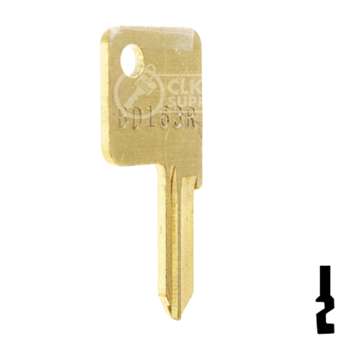 Uncut Key Blank | Trimark | BD163R RV-Motorhome Key Framon Manufacturing Company, Inc