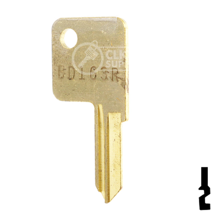 Uncut Key Blank | Trimark | BD163R RV-Motorhome Key Framon Manufacturing Company, Inc