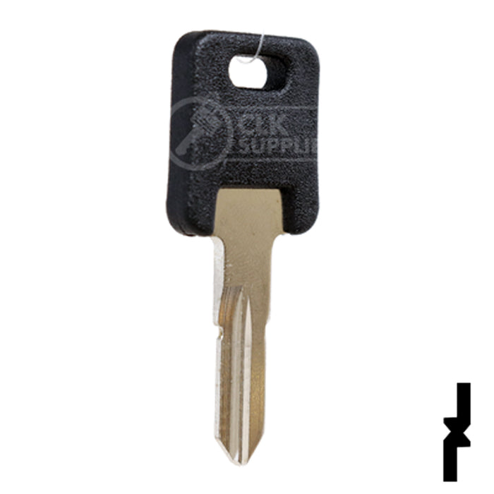 Uncut Plastic Head Key Blank | Trimark | KS970S RV-Motorhome Key Framon Manufacturing Company, Inc