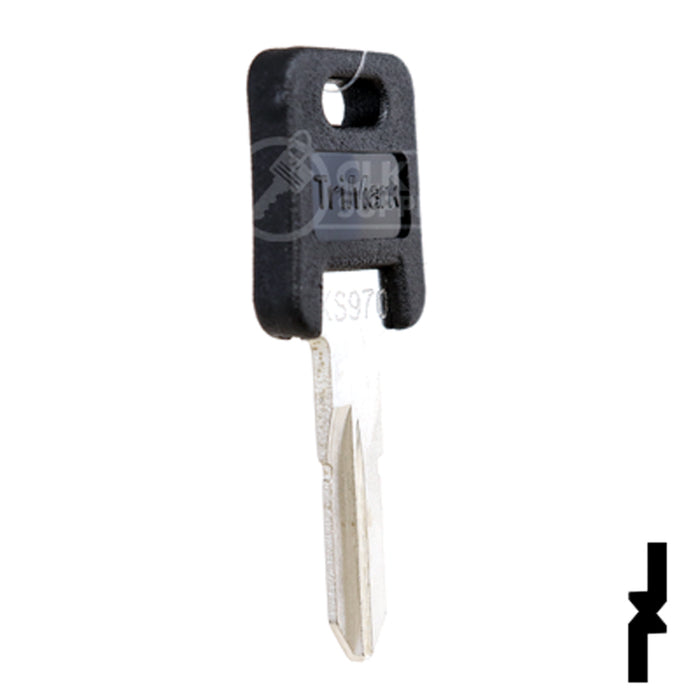 Uncut Plastic Head Key Blank | Trimark | KS970S RV-Motorhome Key Framon Manufacturing Company, Inc