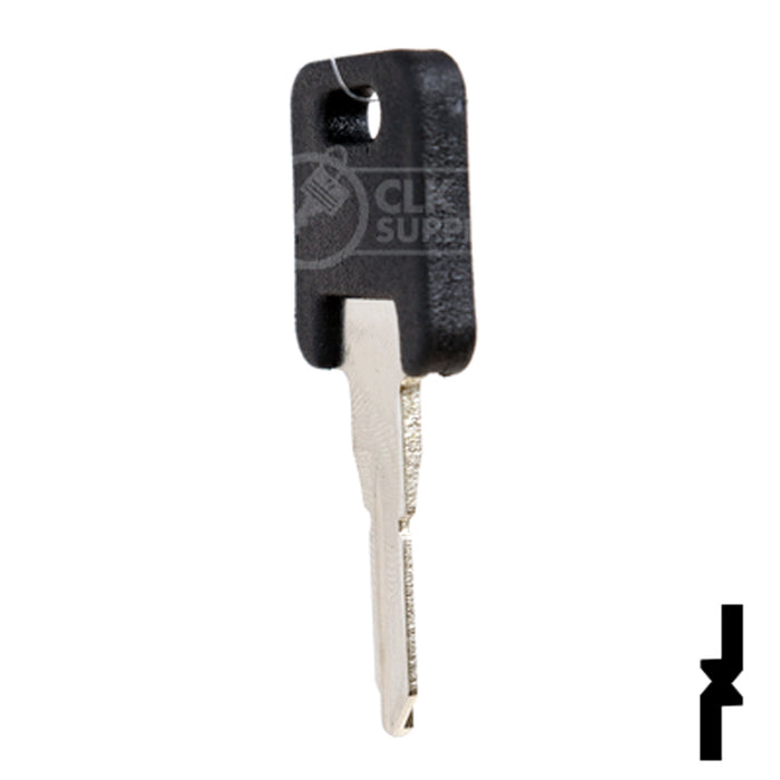 Uncut Plastic Head Key Blank | Trimark | KS970S RV-Motorhome Key Framon Manufacturing Company, Inc