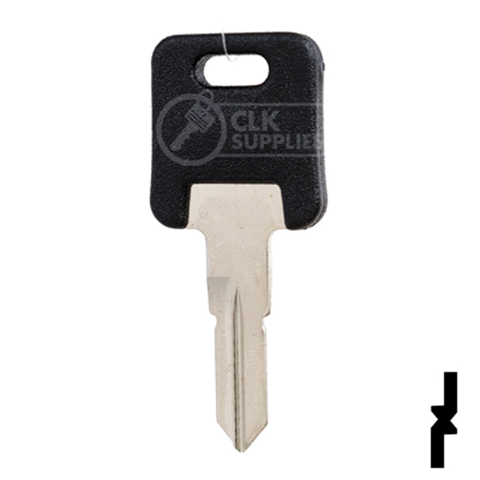 Uncut Plastic Head Key Blank | Trimark | KS970S RV-Motorhome Key Framon Manufacturing Company, Inc