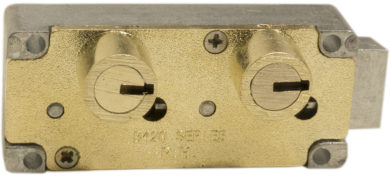 Safe Deposit Lock | Bullseye B4420 |Canadian 1/2 Fixed #4 Guard Key RH Safe Deposit Lock Bullseye