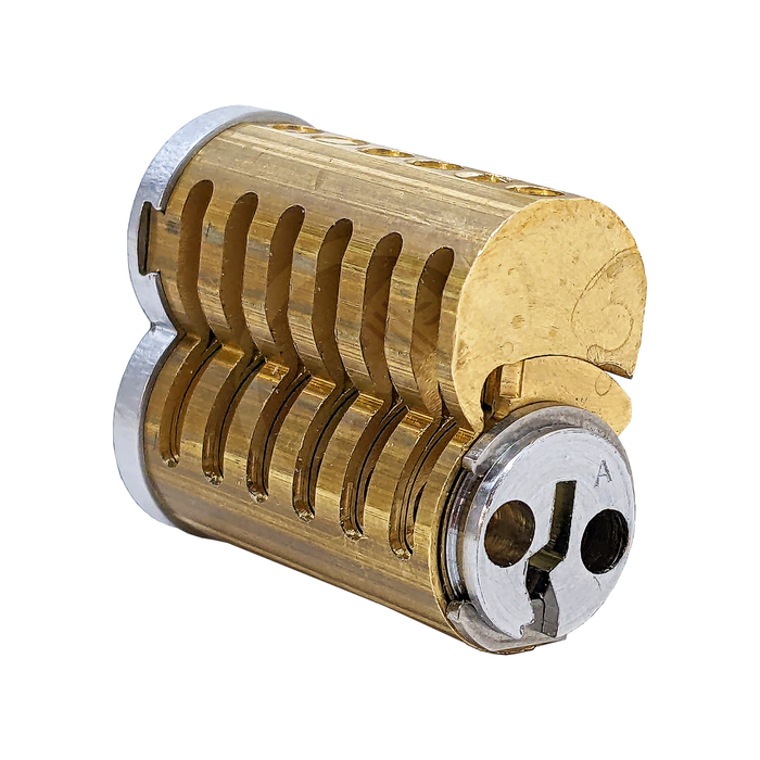 Cutaway SFIC Core with Keys | Training Pinned CNC Milled SFIC Core CLK Supplies