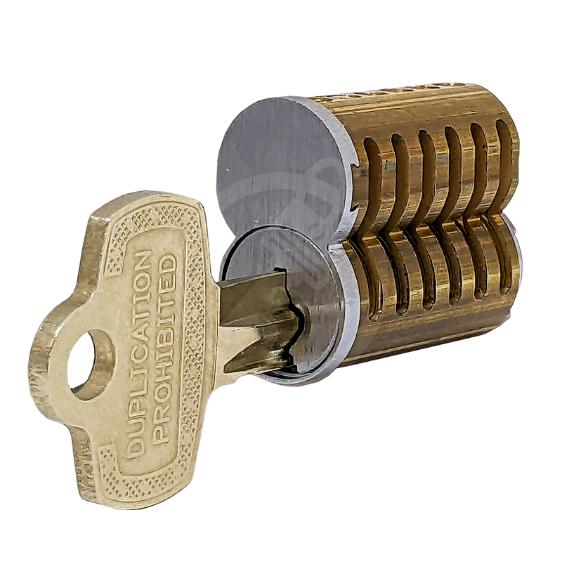 Cutaway SFIC Core with Keys | Training Pinned CNC Milled SFIC Core CLK Supplies