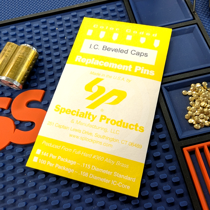 Best Caps For IC Core Locks (SFIC) 100 Pack SFIC Pin Specialty Products Mfg.