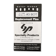IC A2 Nickel Silver Bottom Pin #3 100pk SFIC Pin Specialty Products Mfg.