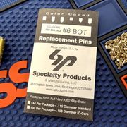 IC A2 Nickel Silver Bottom Pin #6 100pk SFIC Pin Specialty Products Mfg.