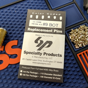 IC A2 Nickel Silver Bottom Pin #9 100pk SFIC Pin Specialty Products Mfg.