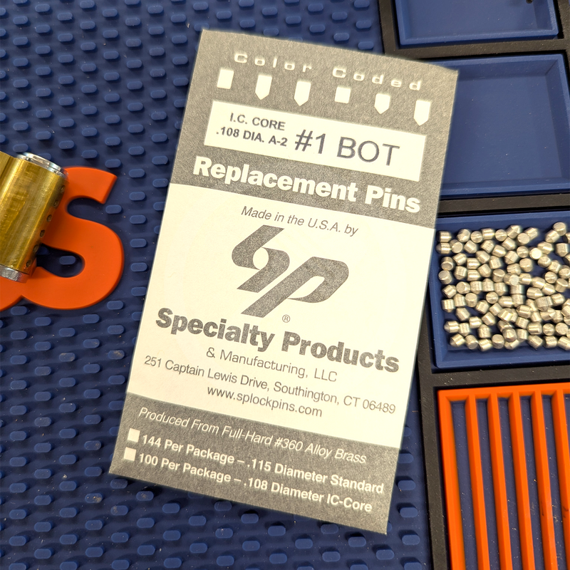 IC Core A2 #1 Bottom Pin 100PK SFIC Pin Specialty Products Mfg.
