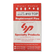 IC Core A2 #10 Master Pin 100PK SFIC Pin Specialty Products Mfg.