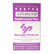 IC Core A2 #12 Master Pin 100PK SFIC Pin Specialty Products Mfg.