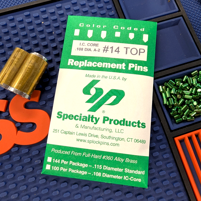 IC Core A2 #14 Master Pin 100PK SFIC Pin Specialty Products Mfg.