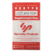 IC Core A2 #15 Master Pin 100PK SFIC Pin Specialty Products Mfg.