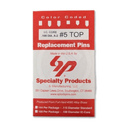 IC Core A2 #5 Master Pin 100PK SFIC Pin Specialty Products Mfg.