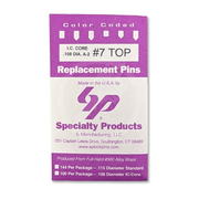 IC Core A2 #7 Master Pin 100PK SFIC Pin Specialty Products Mfg.