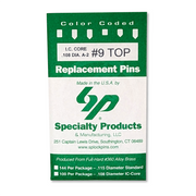 IC Core A2 #9 Master Pin 100PK SFIC Pin Specialty Products Mfg.