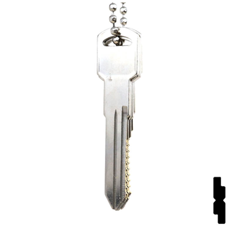 General Motors 10 Cut B86 Space & Depth Keys Space & Depth Key Set LockVoy