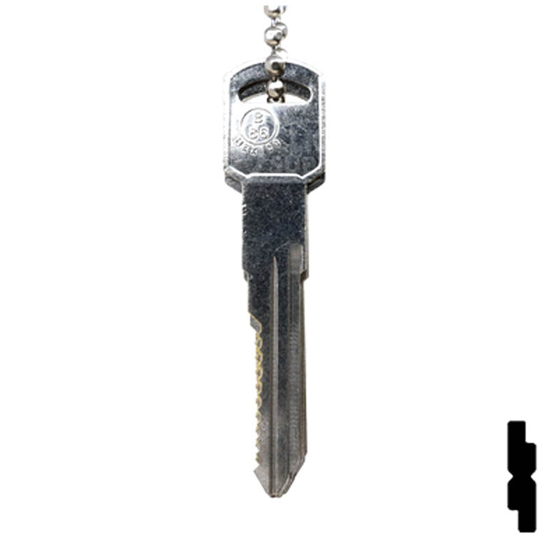 General Motors 10 Cut B86 Space & Depth Keys Space & Depth Key Set LockVoy