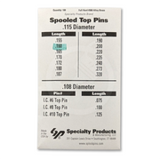 Universal Spool Pin 100/Pack - Choose Size Spool Pin Specialty Products Mfg.