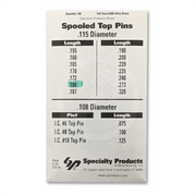 Universal Spool Pin 100/Pack - Choose Size Spool Pin Specialty Products Mfg.