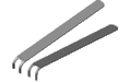 Peterson Tension Tool Set | Double Prong Pair | Government Steel Tension Wrench Peterson Manufacturing