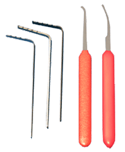 Peterson Tension Tool Set | I-Core (A+B+C with Gem and Reach) | Government Steel Tension Wrench Peterson Manufacturing