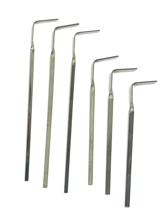 Peterson Tension Tool Set | I Like Twist-6 Piece | Government Steel Tension Wrench Peterson Manufacturing