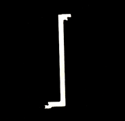 Peterson Tension Wrench | Pry Bar Lite No Teeth - (TOK) Top of Keyway |Government Steel Tension Wrench Peterson Manufacturing