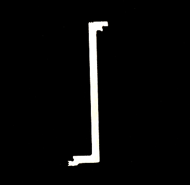 Peterson Tension Wrench | Pry Bar Lite No Teeth - (TOK) Top of Keyway |Government Steel Tension Wrench Peterson Manufacturing