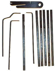Peterson Tension Wrench  Set | Assorted U-Bend-It | Government Steel Tension Wrench Peterson Manufacturing