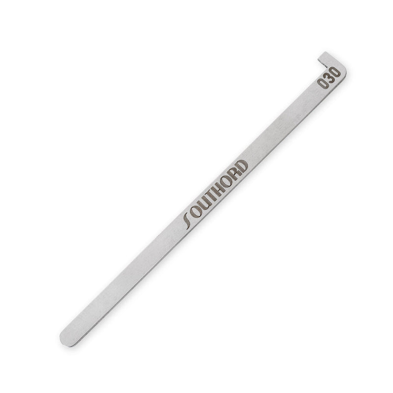 SouthOrd Top of Keyway Tension Tool for Flush Plugs (.030”) Tension Wrench Southord