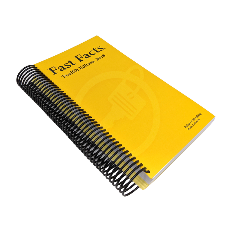 Fast Facts Book | Automotive Locksmith Book Training Material Locksmith Trainers