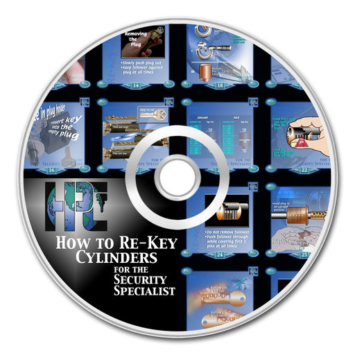 How To Re-Key Cylinders On CD Training Material Hudson-ESP-HPC