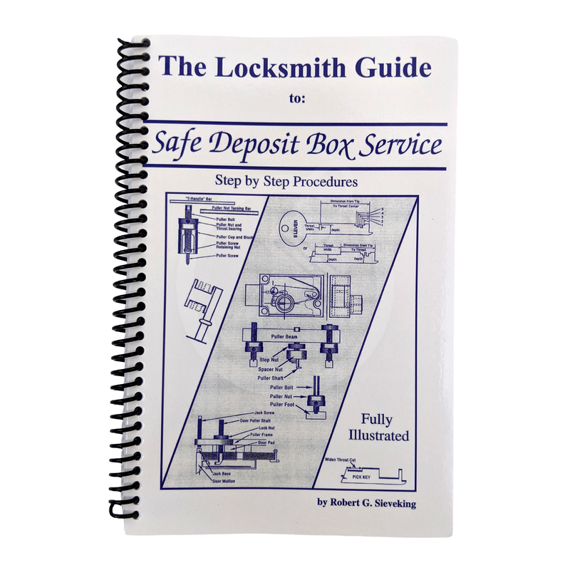 Safe Deposit Box Service Book | The National Locksmith Training Material Locksmith Trainers