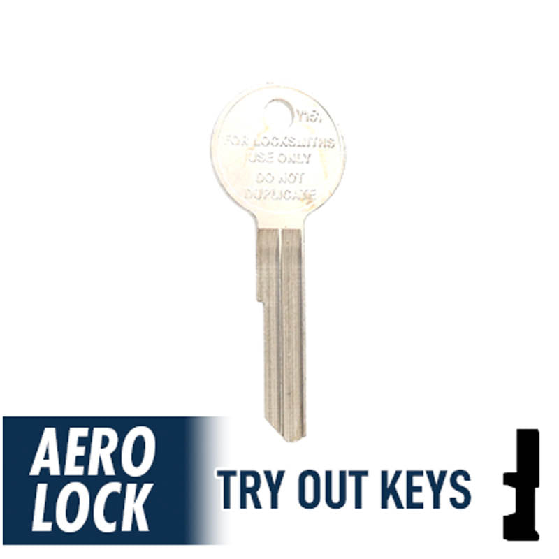 Aero Lock TO-20 Old Chrysler Y149 / Y152 Try-Out Keys Tryout Keys Aero Lock