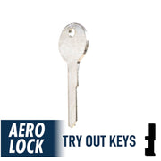 Aero Lock TO-20 Old Chrysler Y149 / Y152 Try-Out Keys Tryout Keys Aero Lock