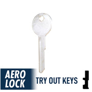 Aero Lock TO-20 Old Chrysler Y149 / Y152 Try-Out Keys Tryout Keys Aero Lock