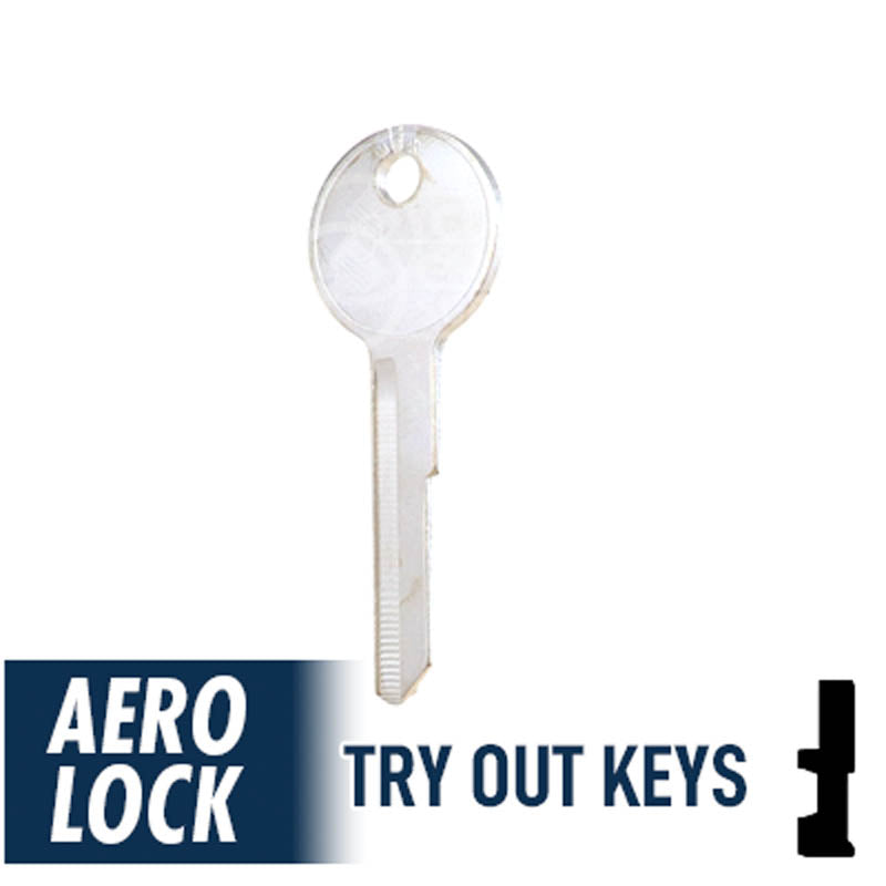 Aero Lock TO-20 Old Chrysler Y149 / Y152 Try-Out Keys Tryout Keys Aero Lock
