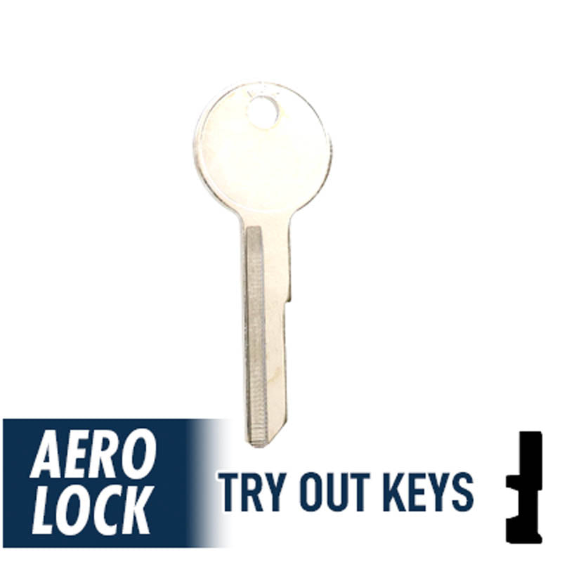 Aero Lock TO-20 Old Chrysler Y149 / Y152 Try-Out Keys Tryout Keys Aero Lock