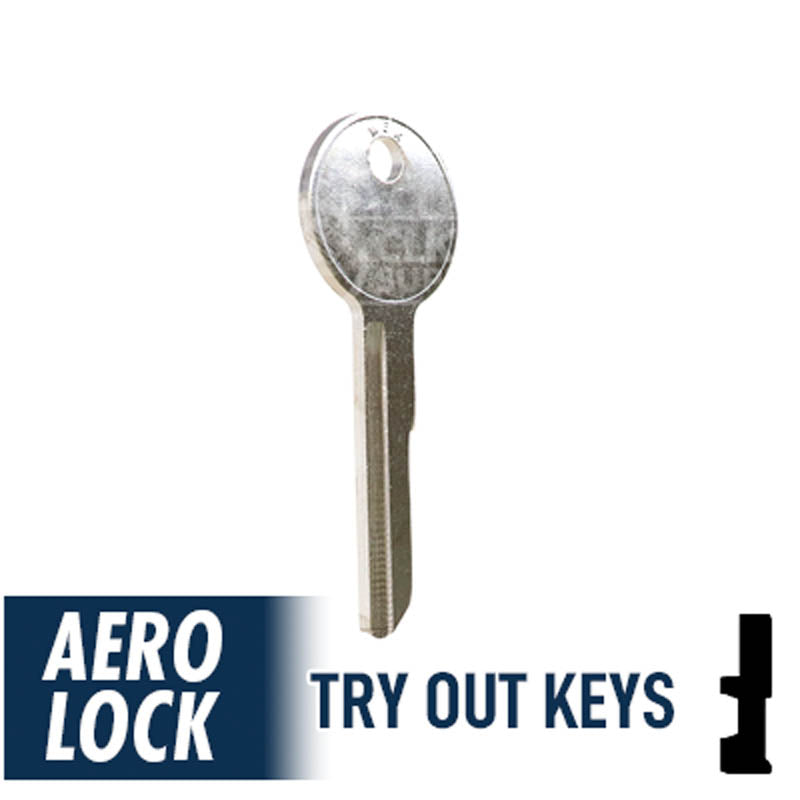 Aero Lock TO-20 Old Chrysler Y149 / Y152 Try-Out Keys Tryout Keys Aero Lock