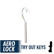 Aero Lock TO-20 Old Chrysler Y149 / Y152 Try-Out Keys Tryout Keys Aero Lock