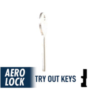 Aero Lock TO-20 Old Chrysler Y149 / Y152 Try-Out Keys Tryout Keys Aero Lock