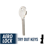 Aero Lock TO-20 Old Chrysler Y149 / Y152 Try-Out Keys Tryout Keys Aero Lock