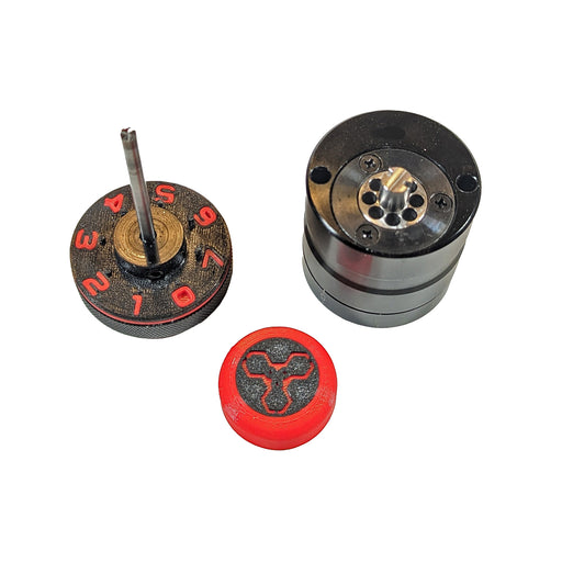 RTT Pocket-Sized Tubular Key Cutter w/ Gauge Tubular Key Punch Machine Red Team Tools